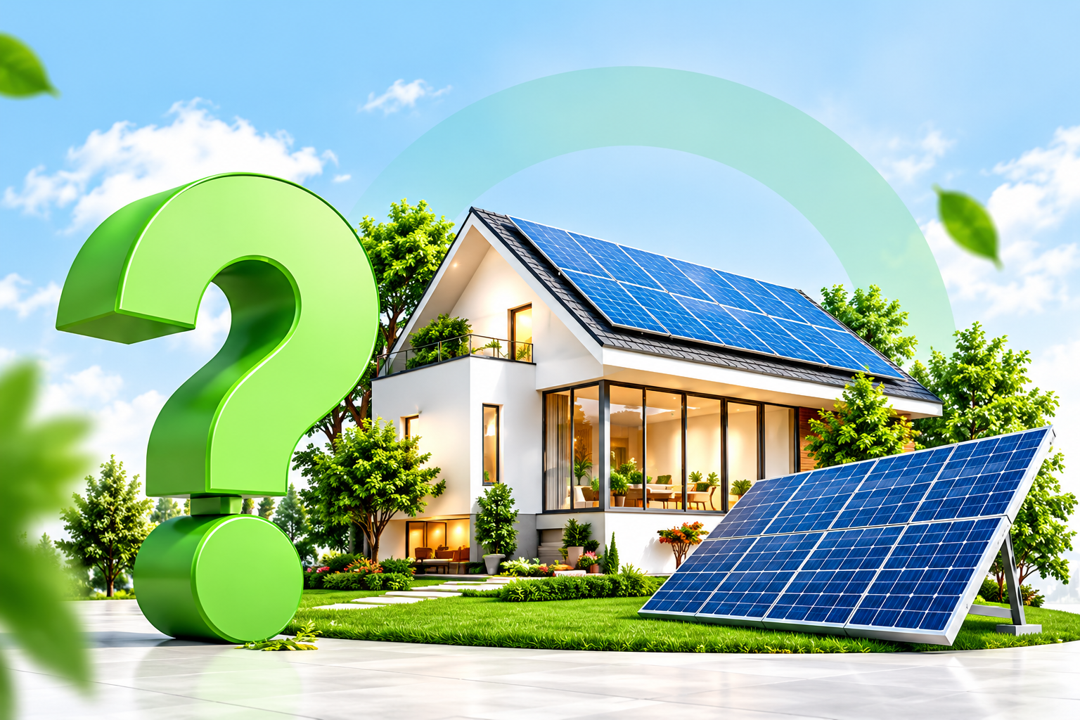 Solar powered home and renewable energy